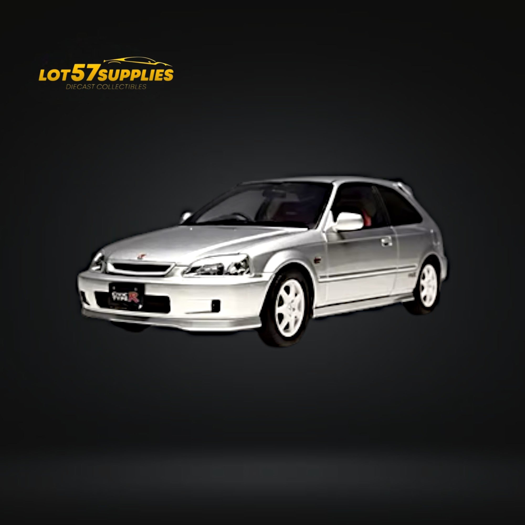 MOTORHELIX Honda Civic Type-R EK9 Silver 1:18