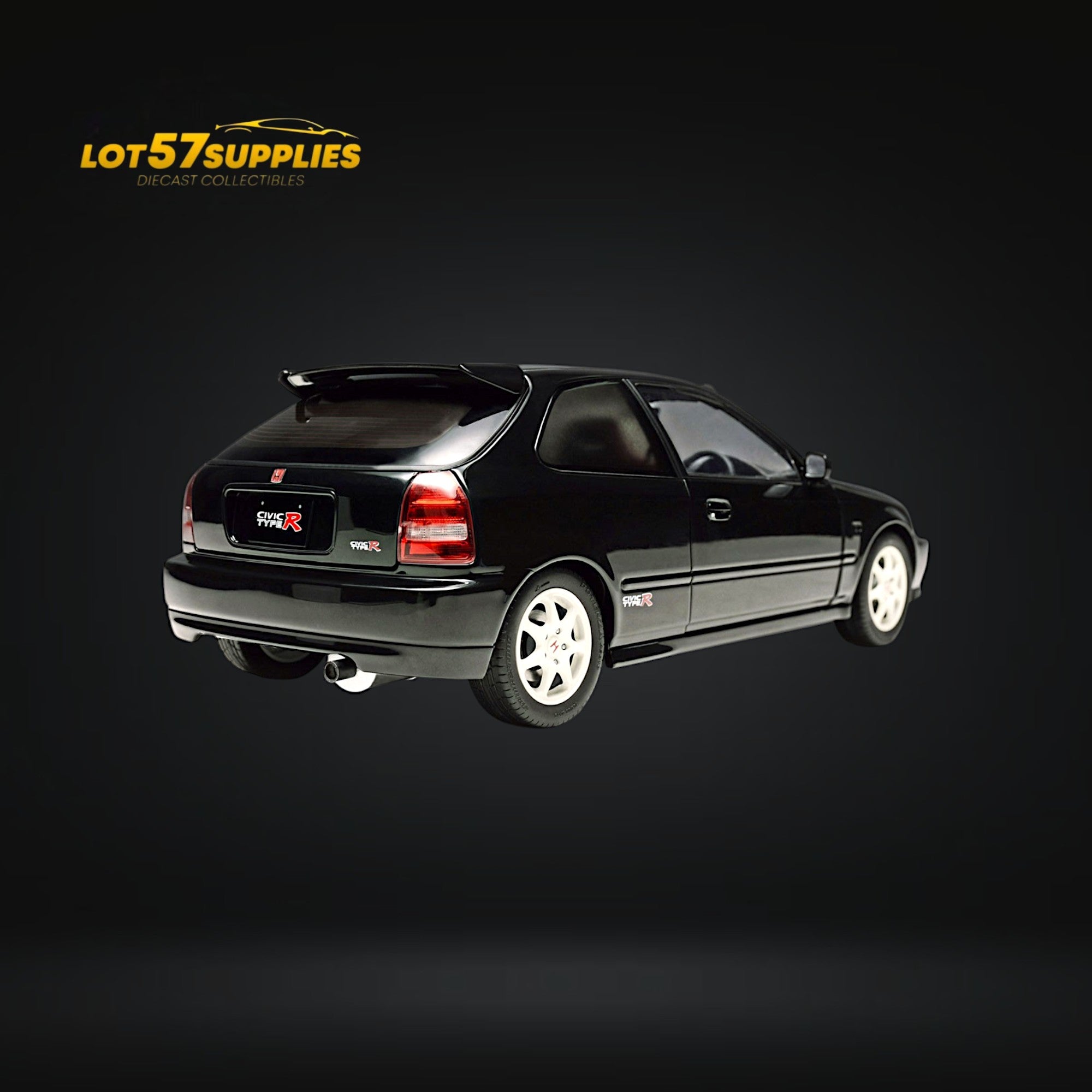 MOTORHELIX Honda Civic Type-R EK9 Black 1:18