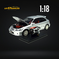 MOTORHELIX Honda Civic Type-R EK9 Silver 1:18