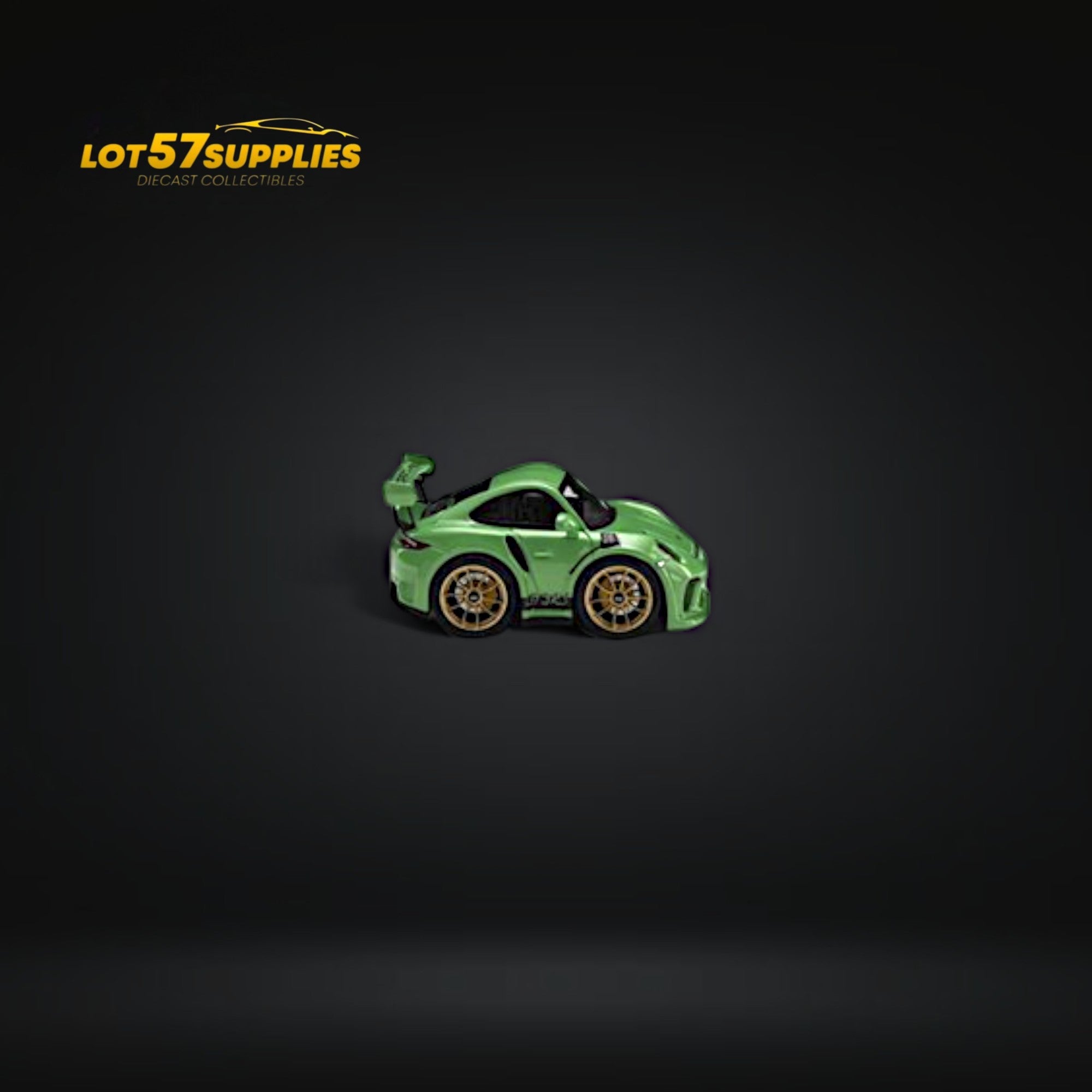 MiniCraftsman Porsche 911 GT3 RS Egg Cart Green 1:64