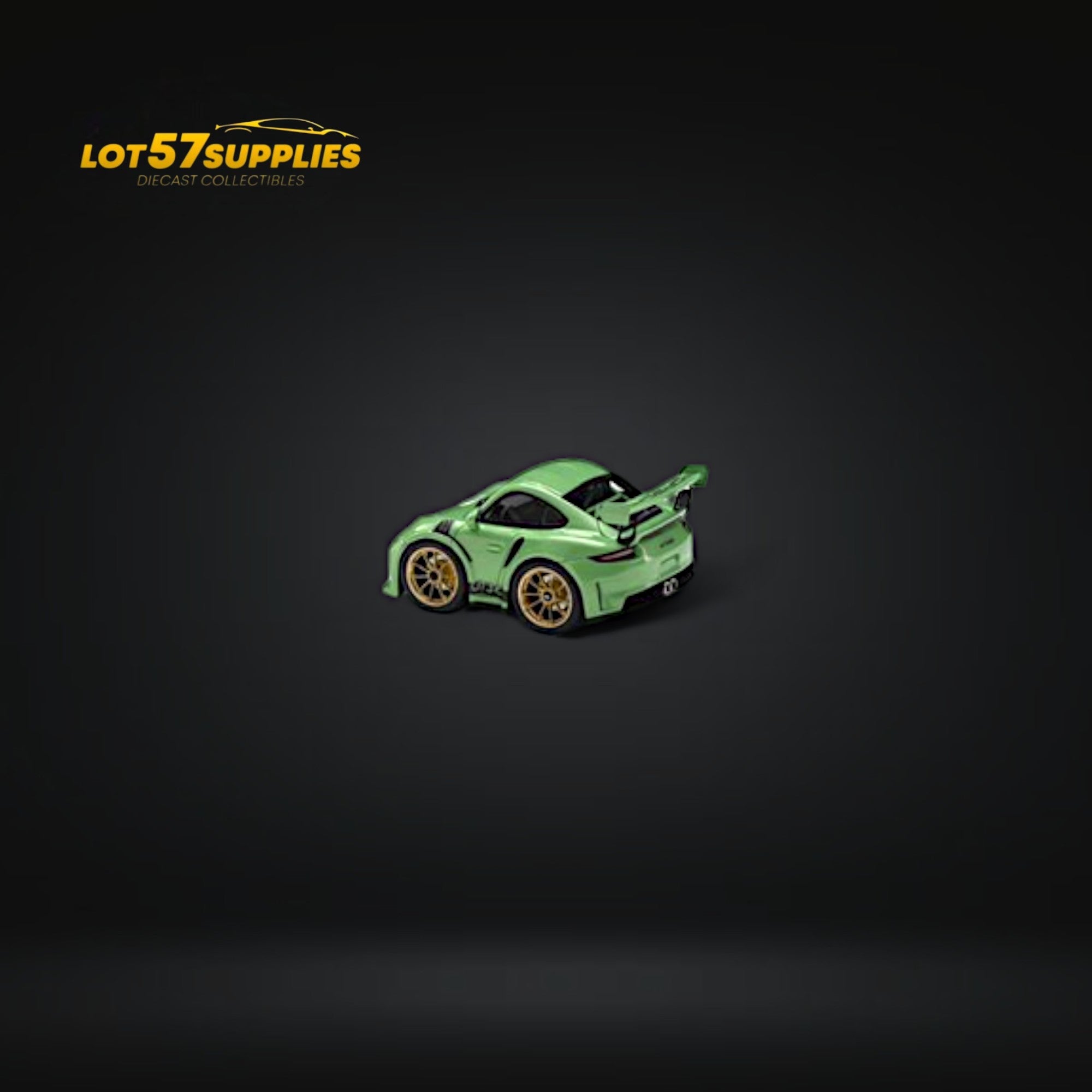 MiniCraftsman Porsche 911 GT3 RS Egg Cart Green 1:64