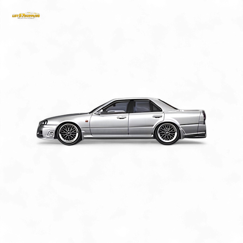 Mortal ER34 Skyline 25GT-t Ordinary Silver 1:64