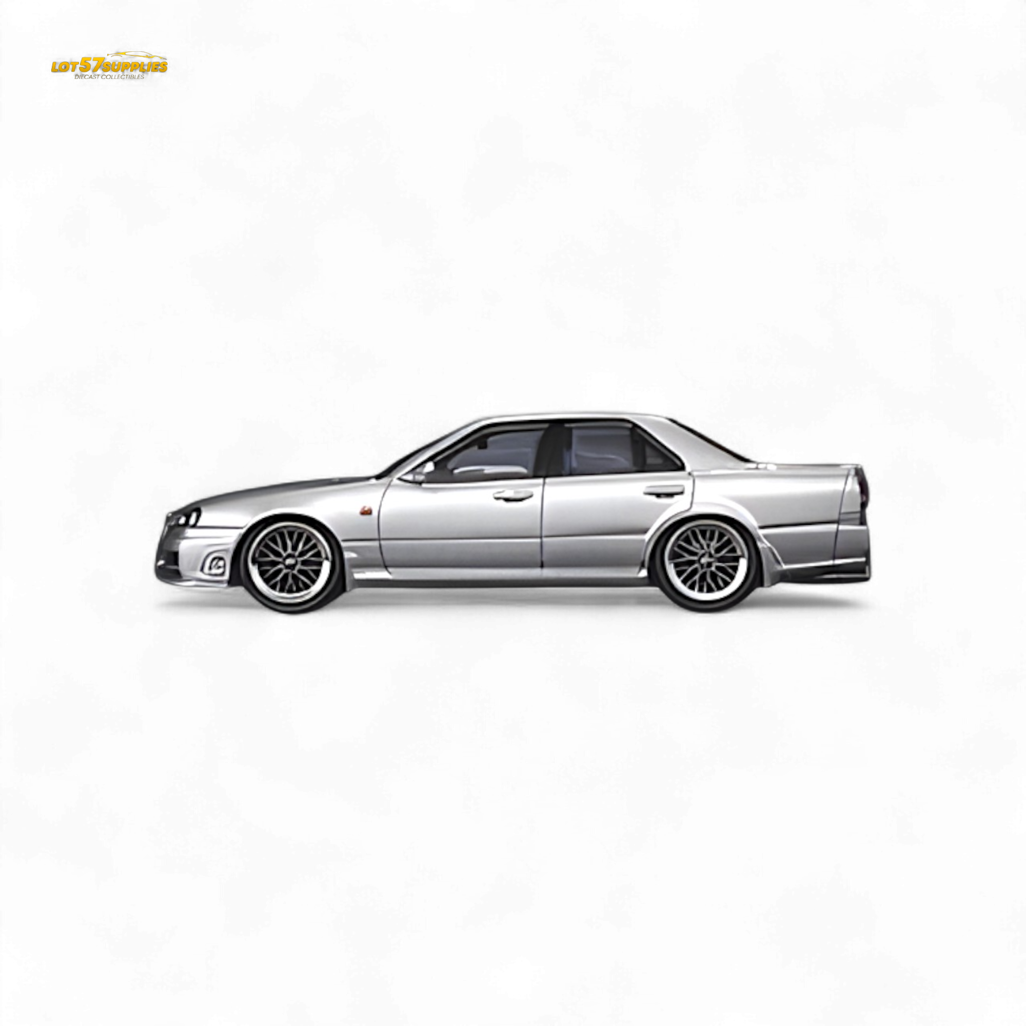 Mortal ER34 Skyline 25GT-t Ordinary Silver 1:64