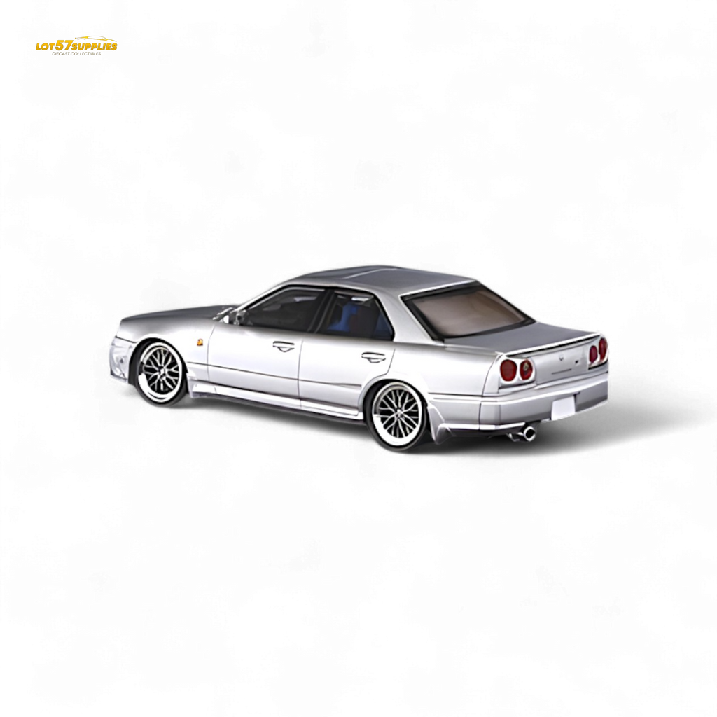 Mortal ER34 Skyline 25GT-t Ordinary Silver 1:64