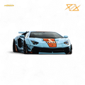 (Pre-Order) 404ERROR Lamborghini Aventador LBWK 2.0 Gulf 1:64