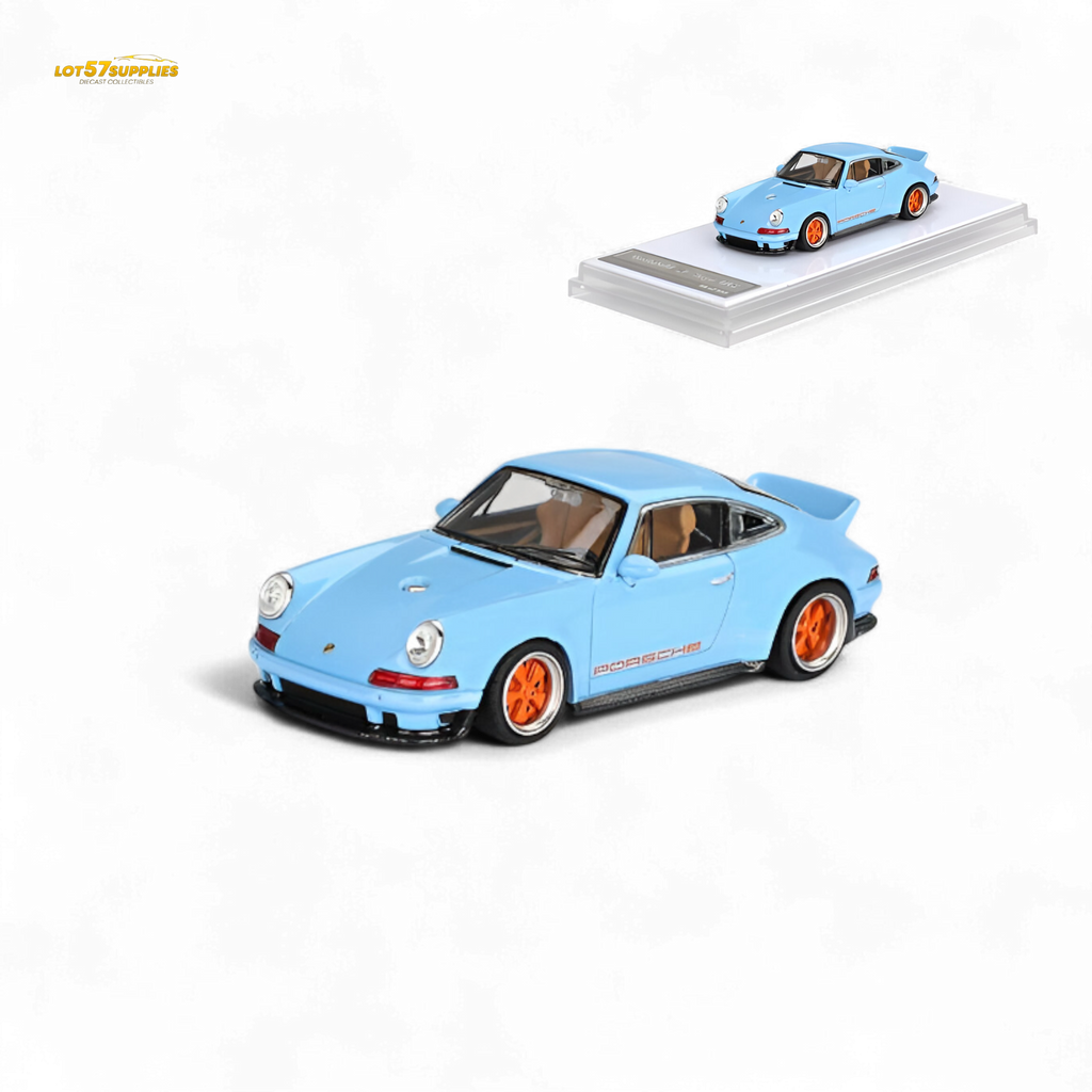 Zincit Model Porsche 911 Singer DLS Gulf Blue 1:64