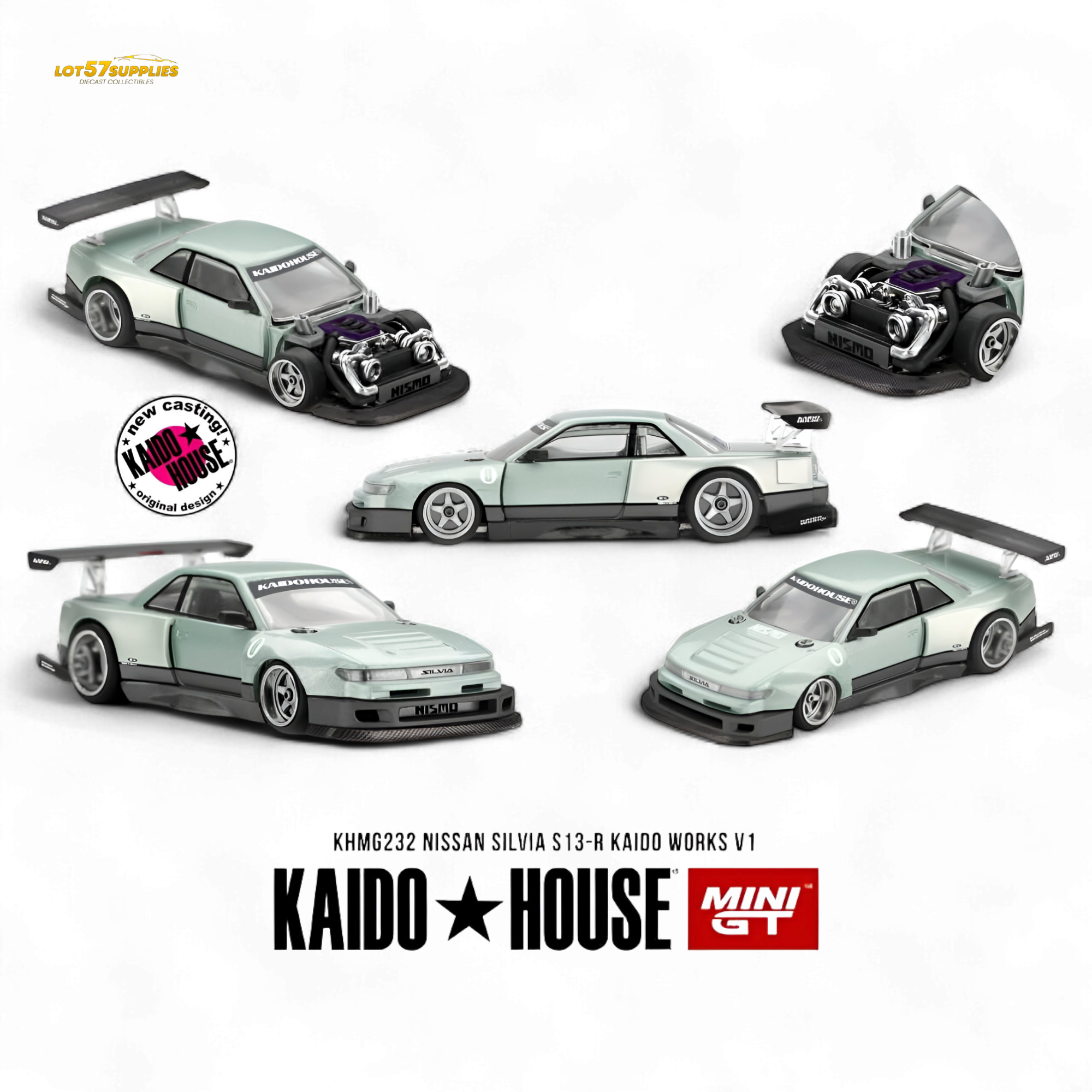Kaido House Nissan Silvia S13-R 1:64
