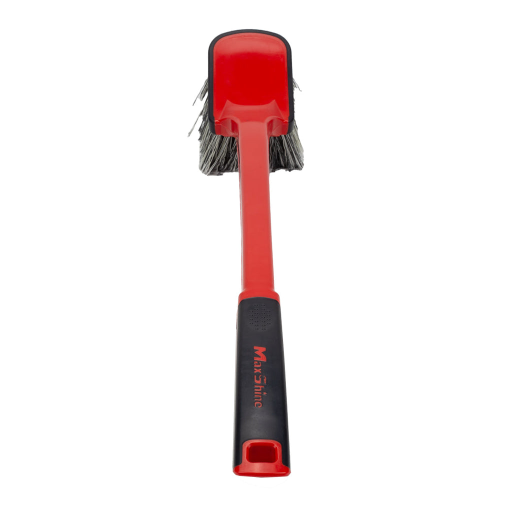 Soft Grip Medium Duty Wheel Cleaning Brush with Long Handle