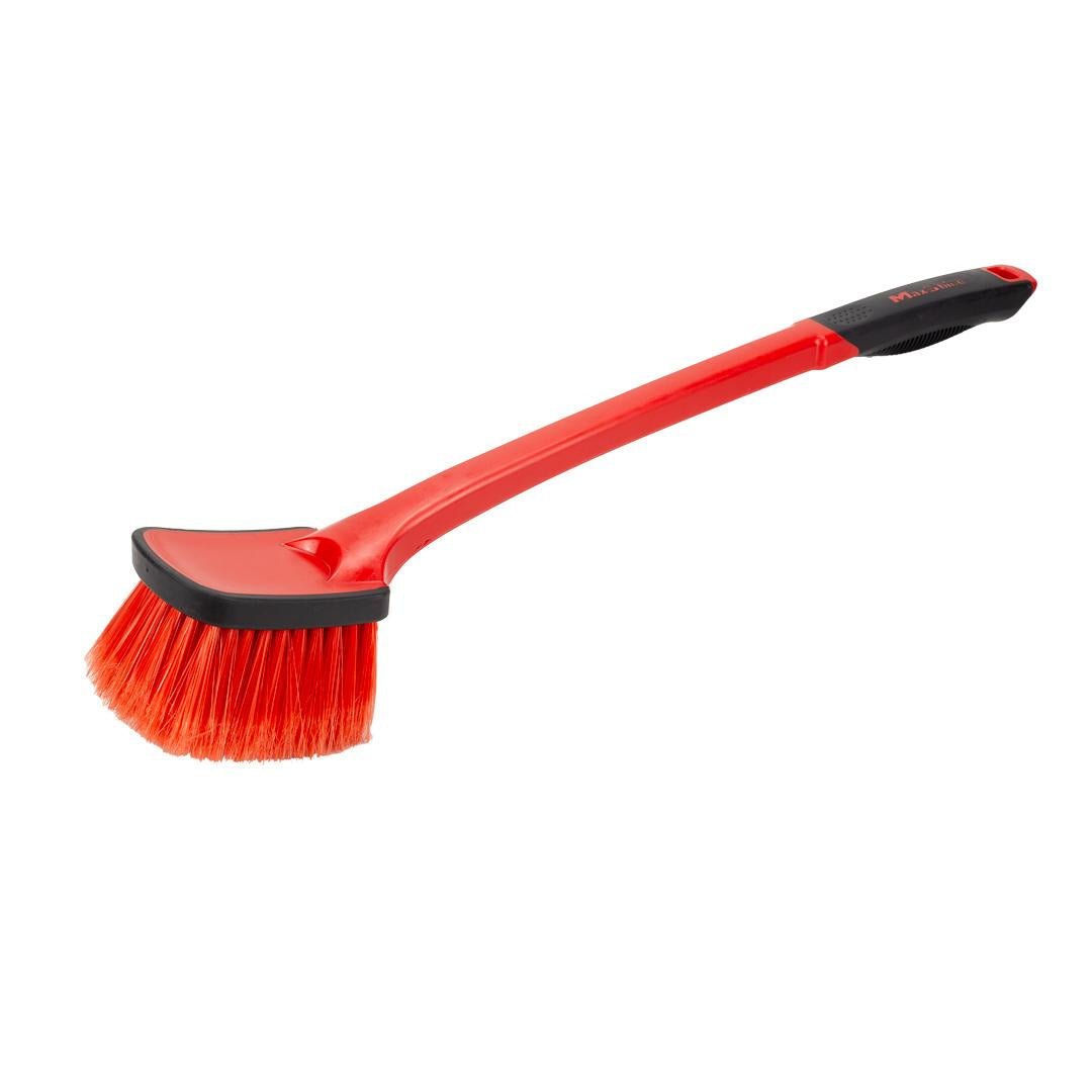 Soft Grip Medium Duty Wheel Cleaning Brush with Long Handle