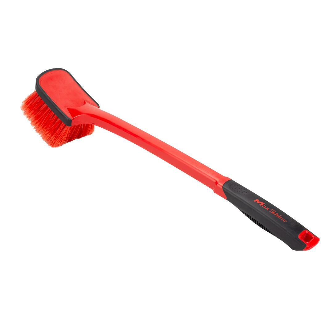 Soft Grip Medium Duty Wheel Cleaning Brush with Long Handle