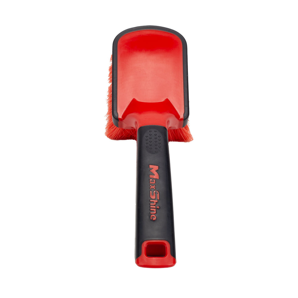 Soft Grip Light Duty Rim Cleaning Brush with Medium Handle