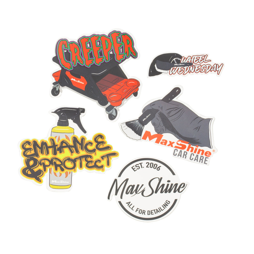 MaxShine Stickers - 20 Pack
