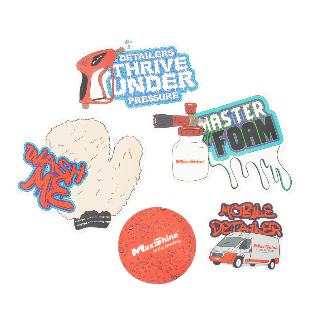 MaxShine Stickers - 20 Pack