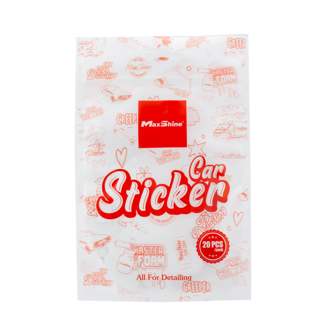 MaxShine Stickers - 20 Pack