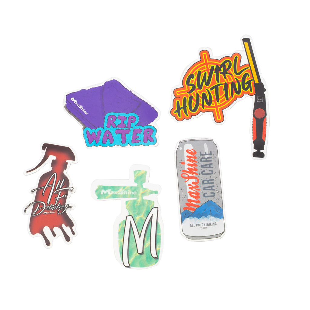 MaxShine Stickers - 20 Pack