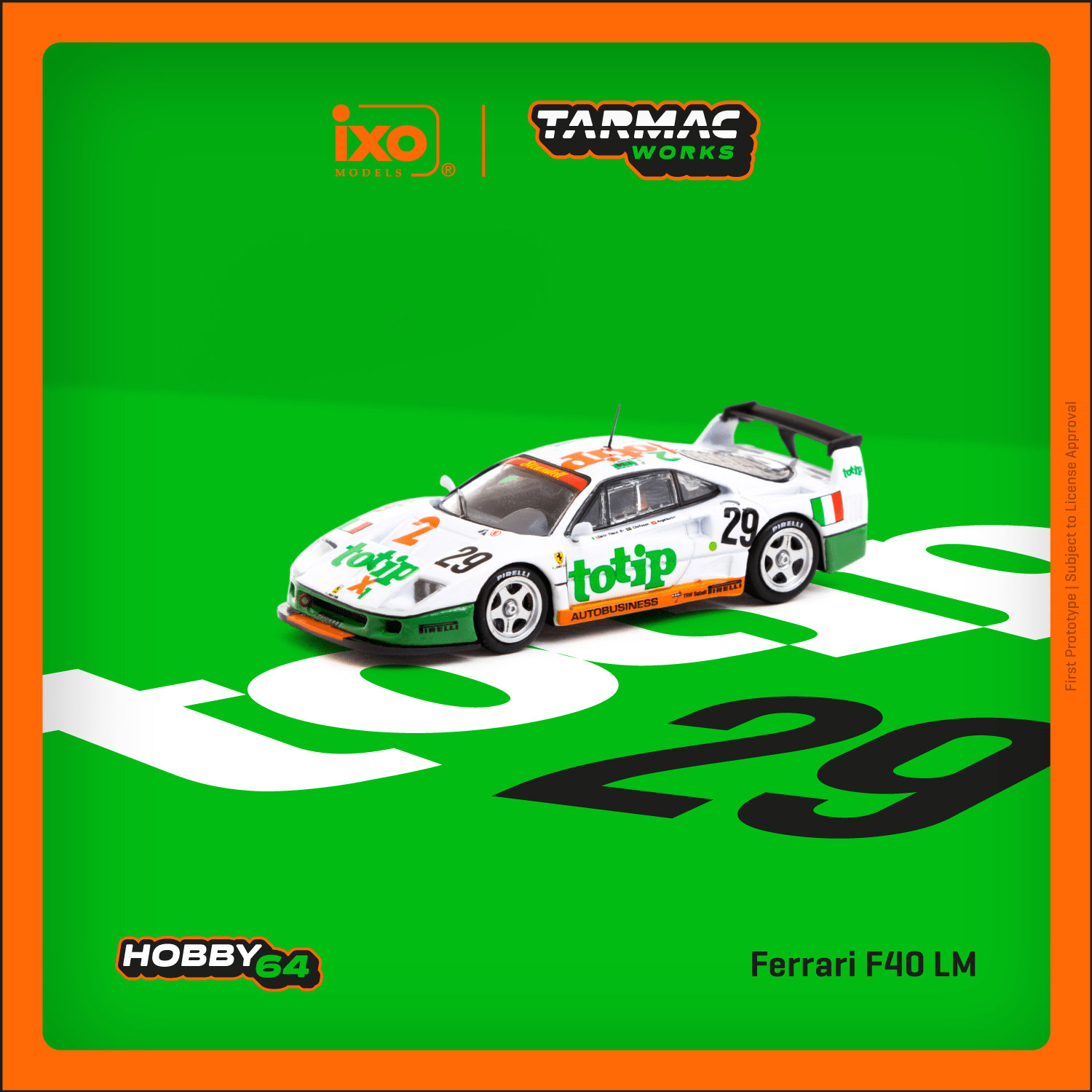 Tarmac Works Ferrari F40 LM 1:64