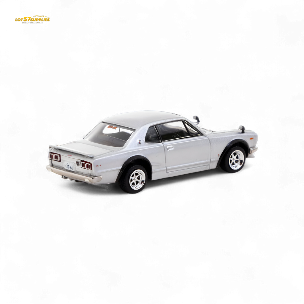 Tarmac Works Nissan Skyline 2000 GT-R Silver 1:64