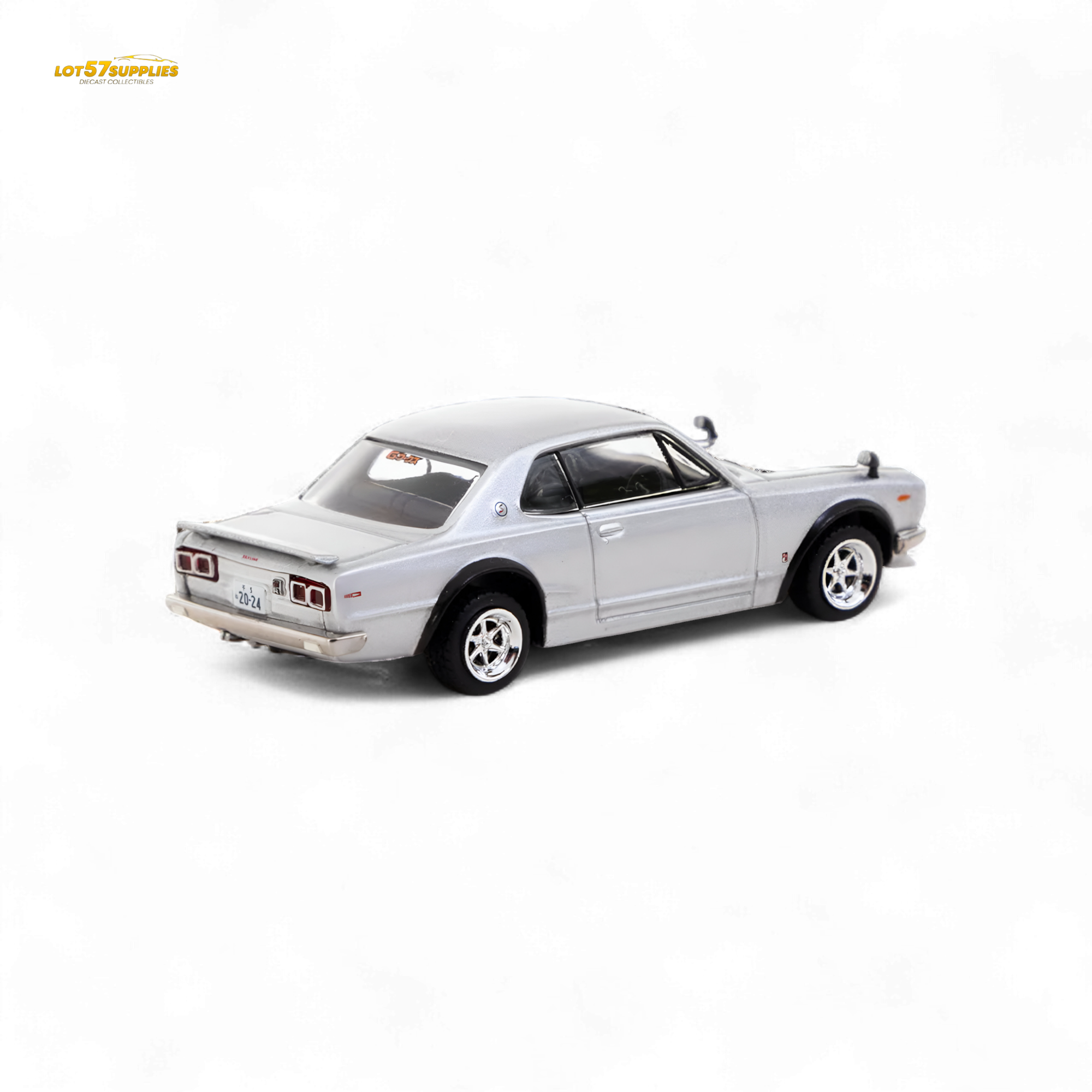 Tarmac Works Nissan Skyline 2000 GT-R Silver 1:64