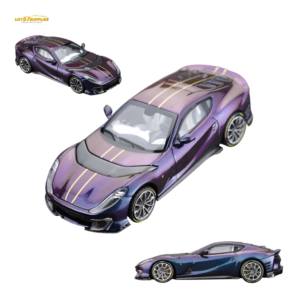 TOC Ferrari 812C Chameleon Purple 1:64