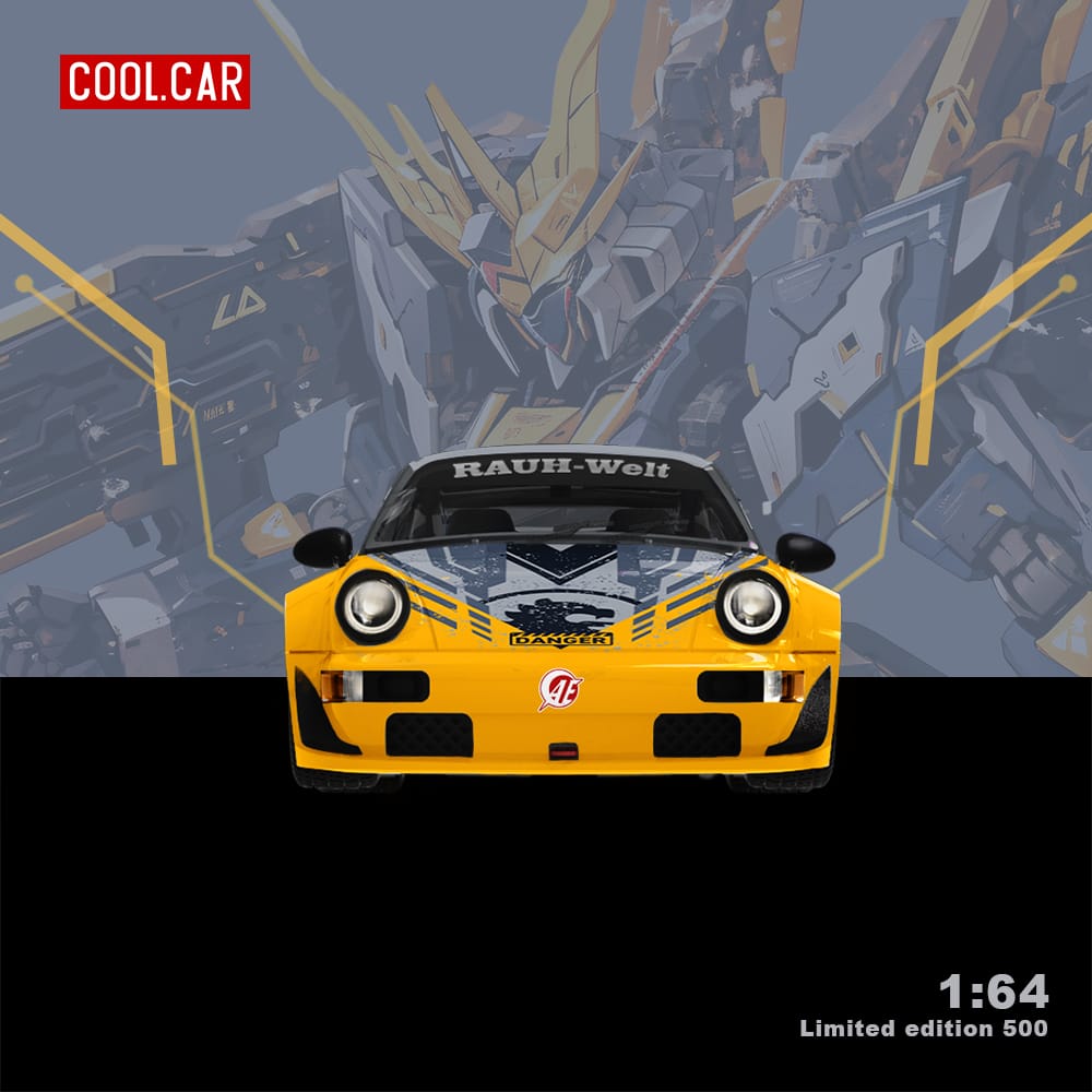 Cool Car Porsche RWB 964 BANSHEE MECHA Livery 1:64