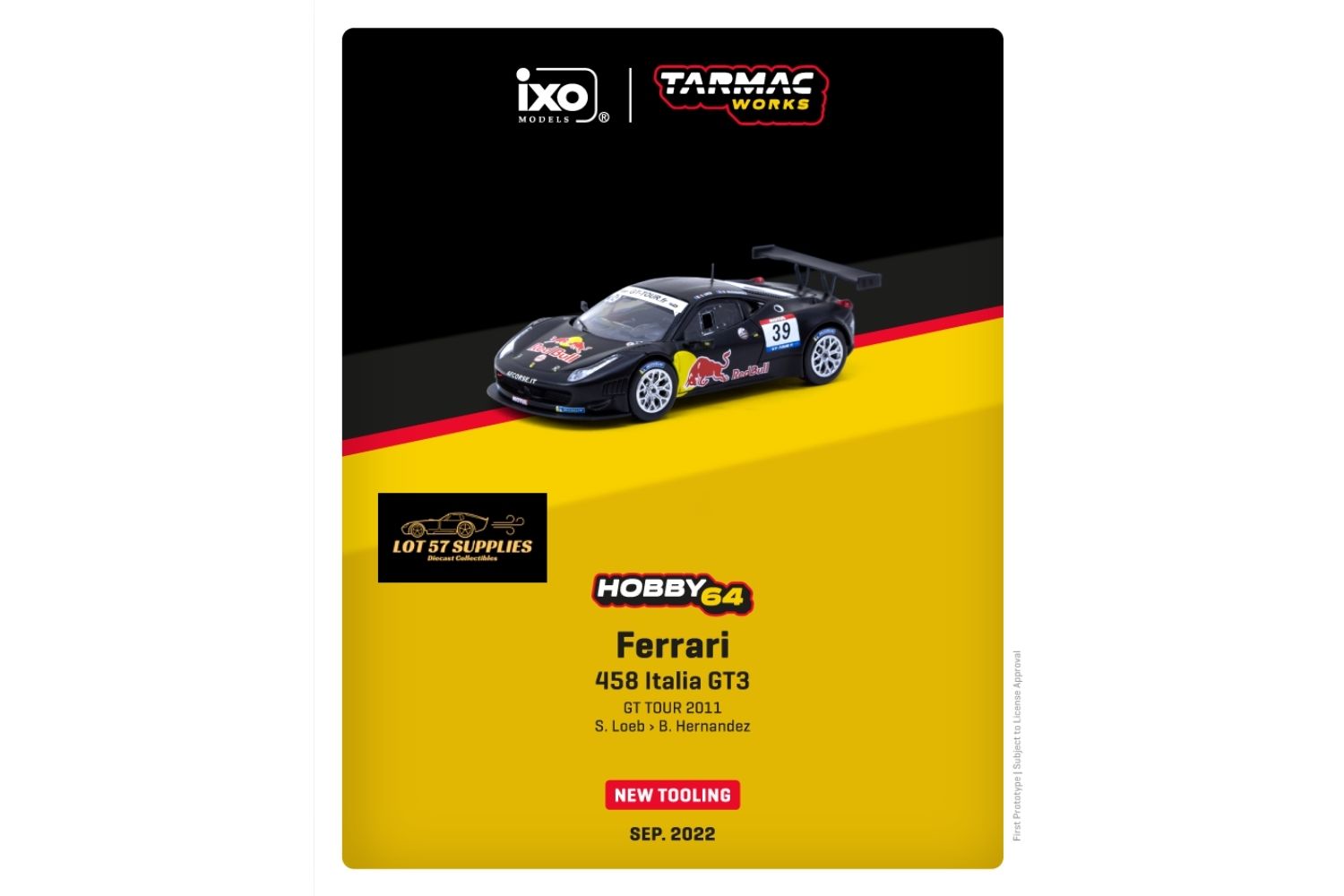 Flame LB458GT Wide-Body 1:64 Resin
