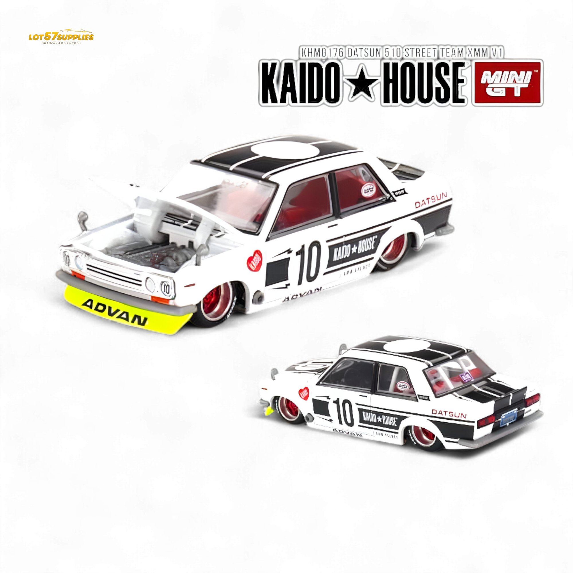 Kaido House Datsun 510 Street Team XMM 1:64