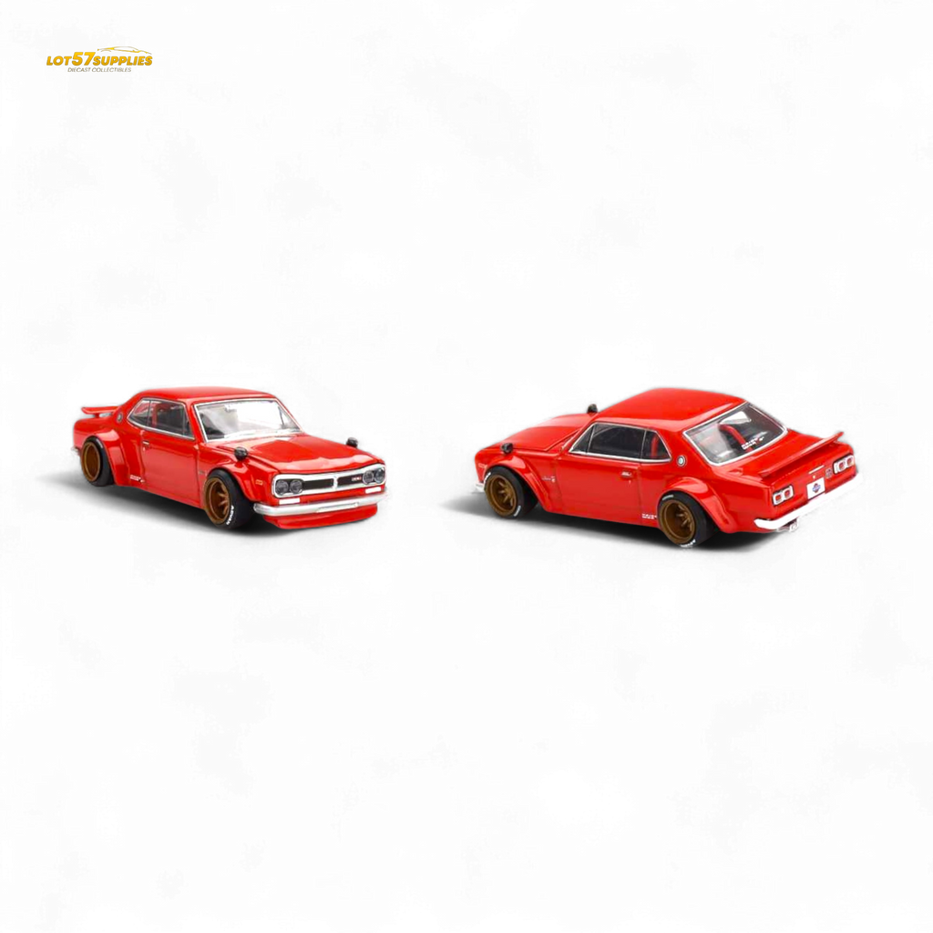 Kaido House Nissan Skyline 2000GT-R (KPGC10) Red 1:64