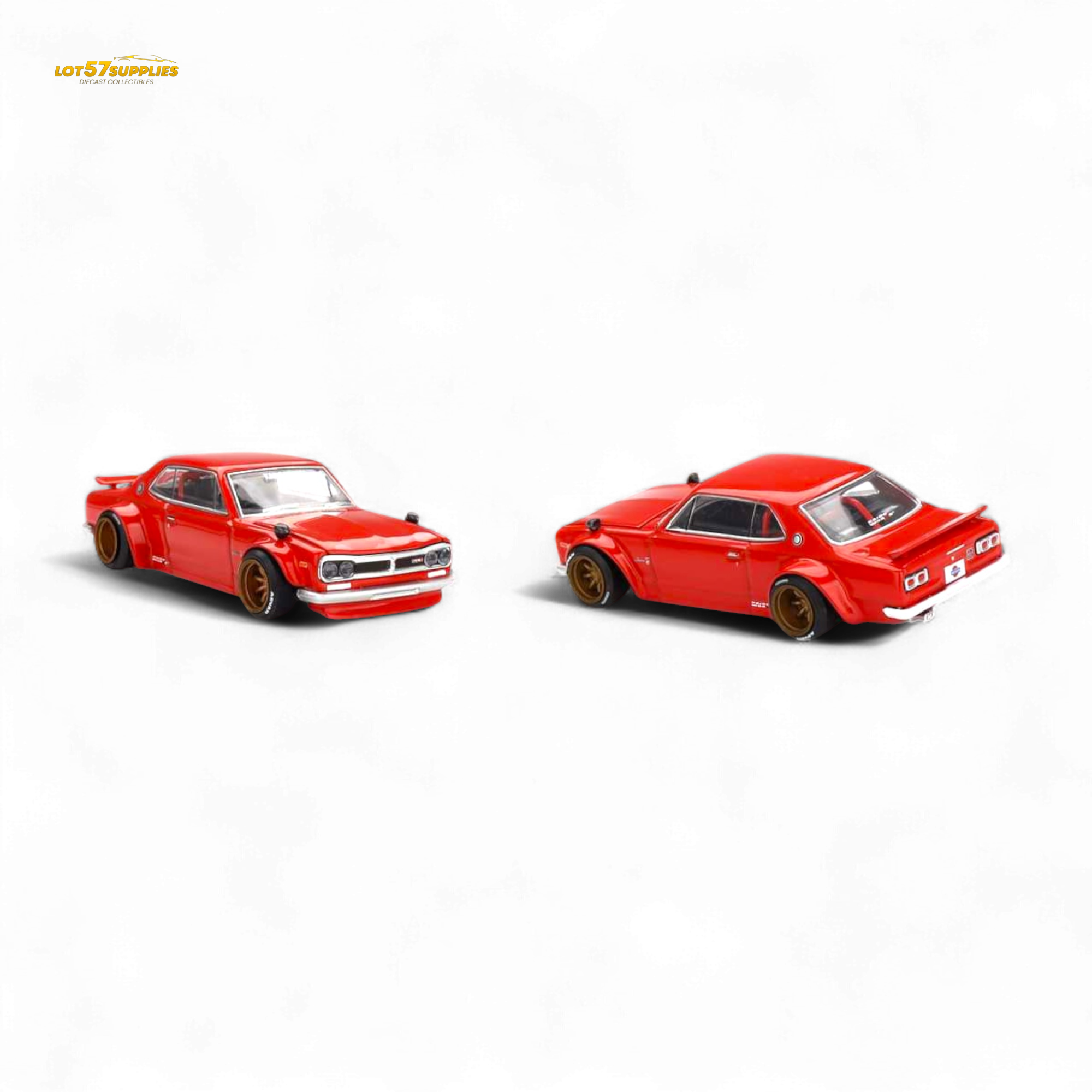 Kaido House Nissan Skyline 2000GT-R (KPGC10) Red 1:64