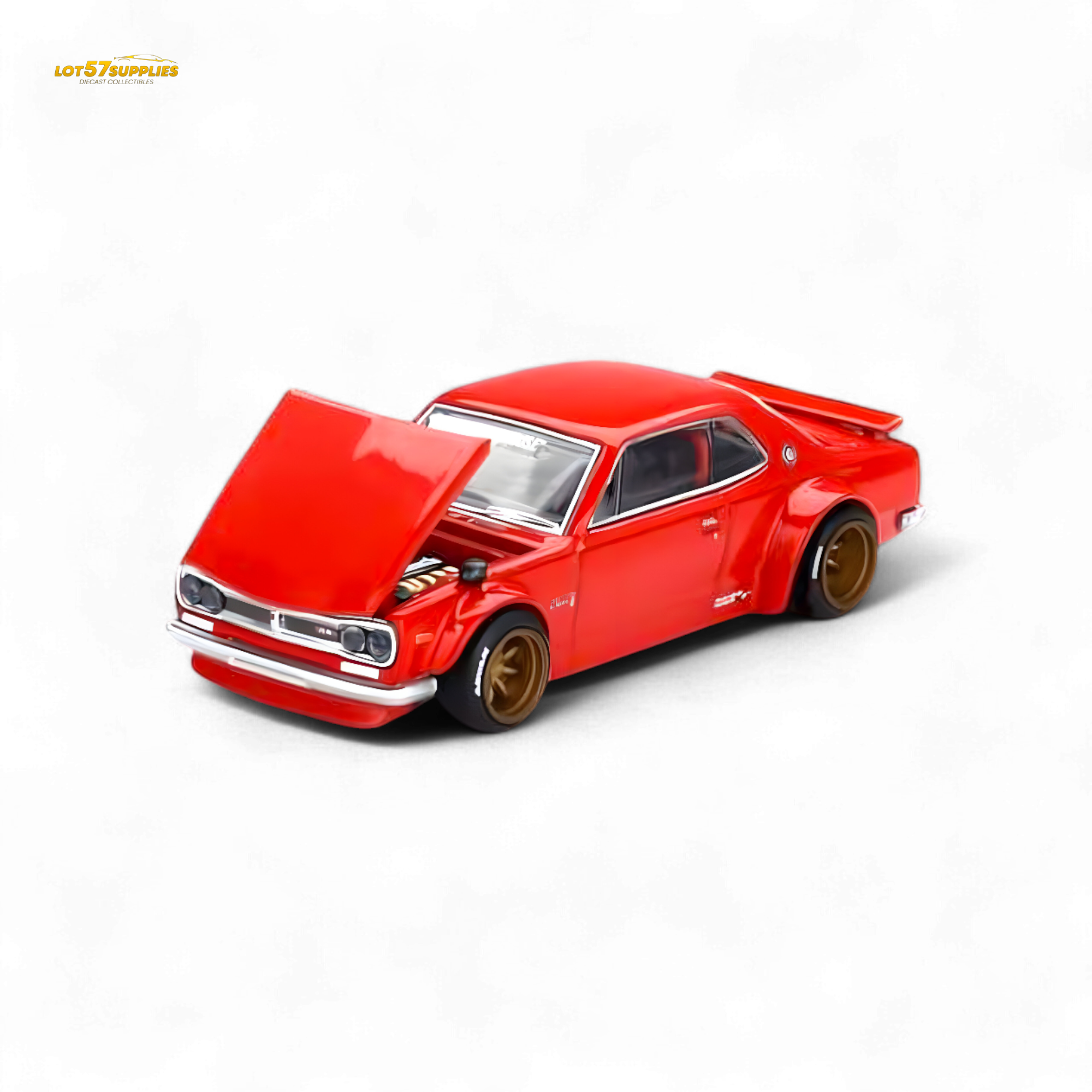 Kaido House Nissan Skyline 2000GT-R (KPGC10) Red 1:64