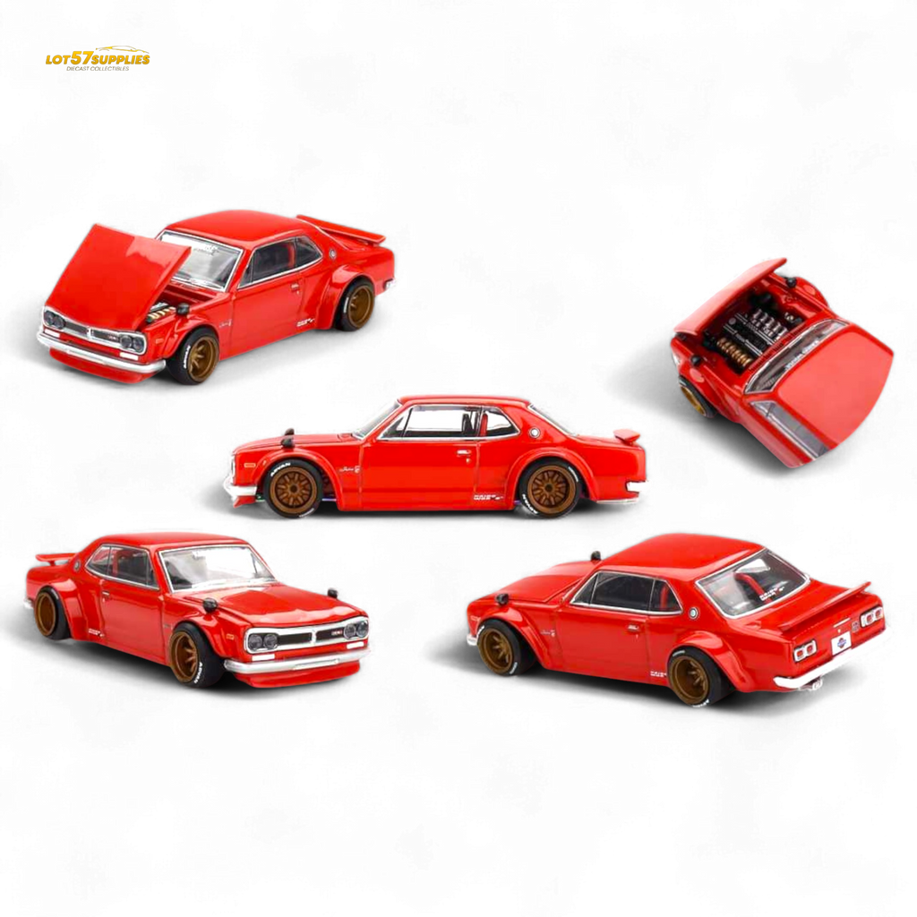 Kaido House Nissan Skyline 2000GT-R (KPGC10) Red 1:64