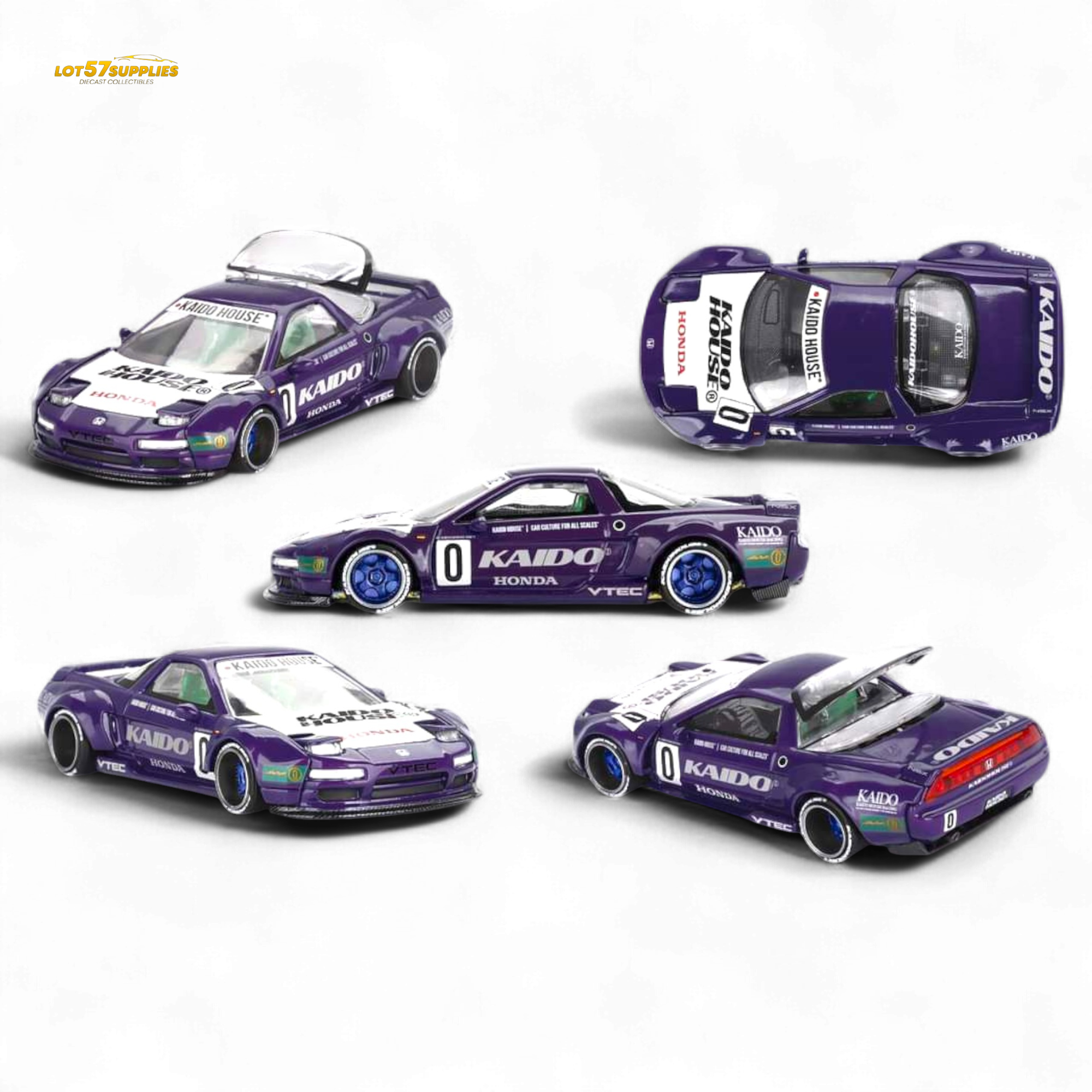Kaido House Honda NSX Kaido Racing V2 Purple 1:64