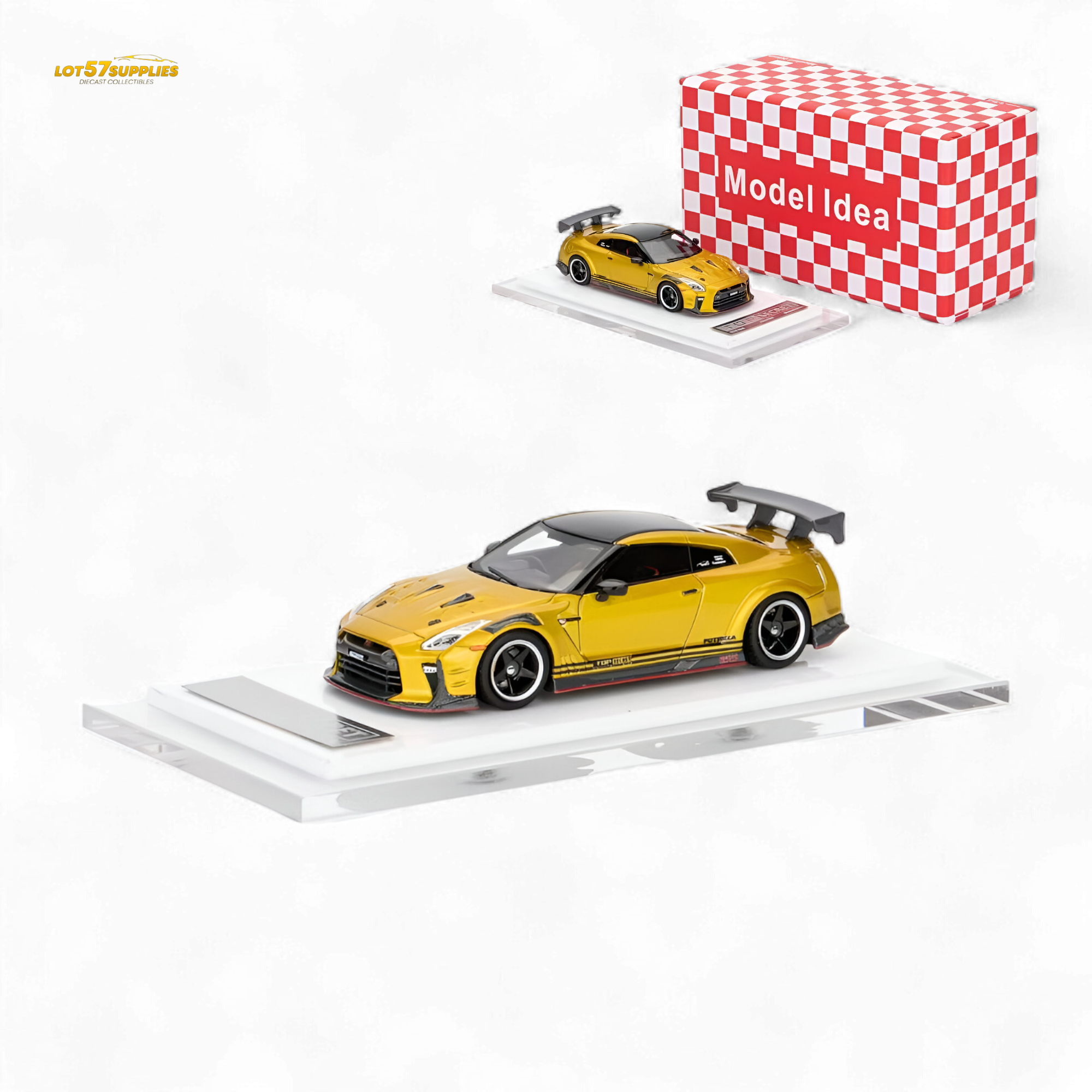 Model Idea GT-R R35 TOP SECRET Modified Version 1:64