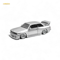 NA BMW E30 Wide-Body Silver 1:64