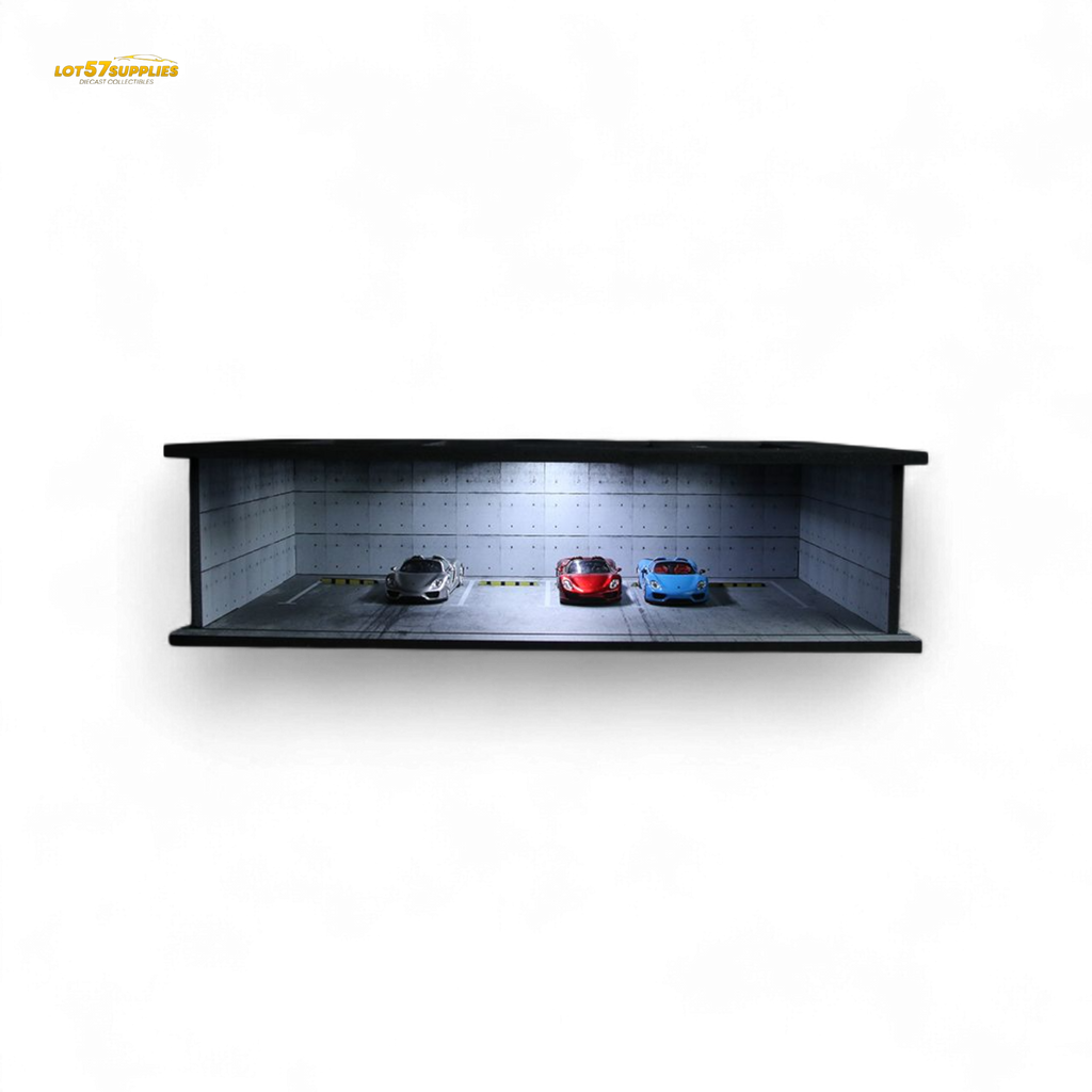 MoreArt Underground Parking Garage Scene 02 1:64