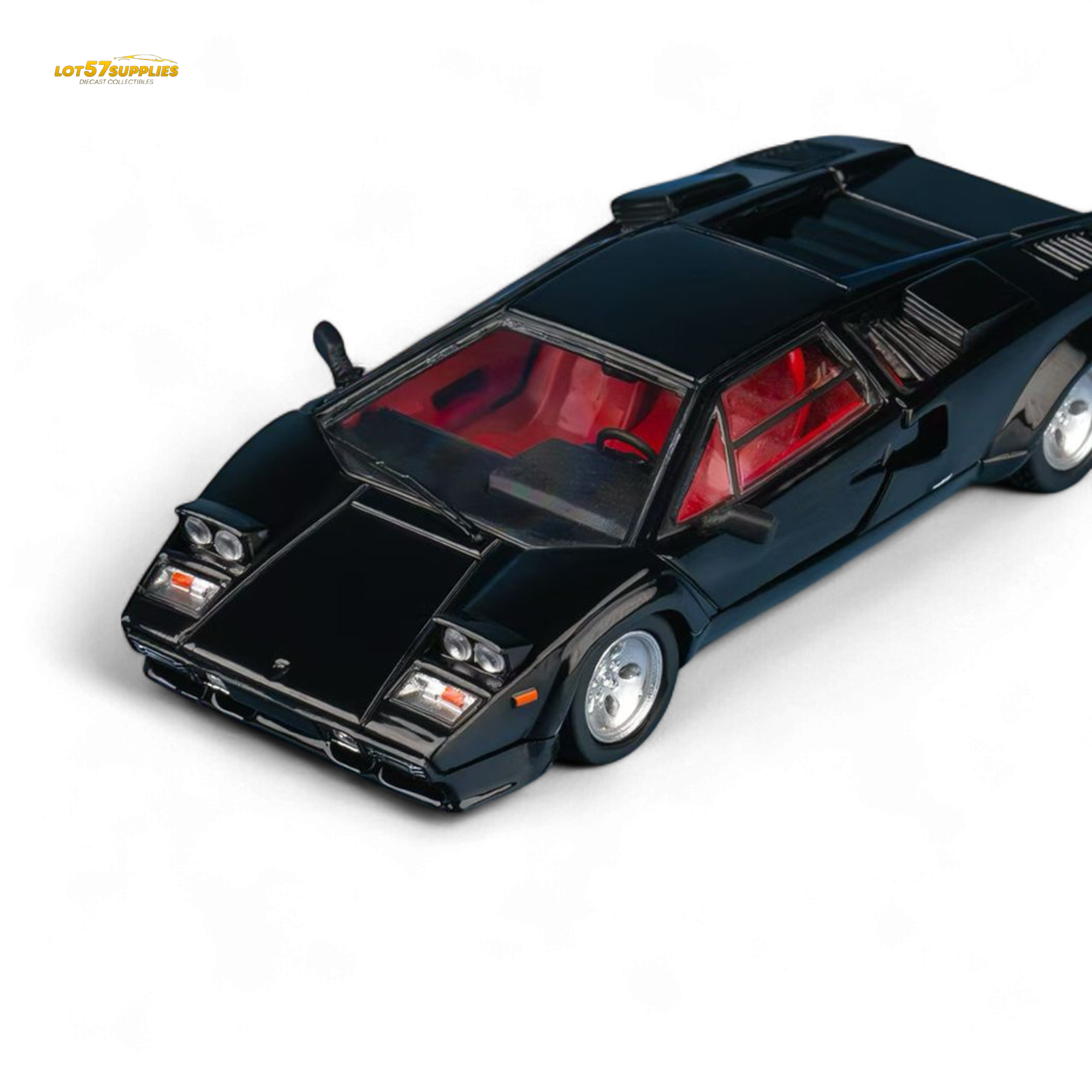 FindClassically Countach LP5000S Metallic Black 1:64