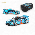 DEMON KING Auto LBWK Nissan GT-R R35 Chrome Gulf 1:64