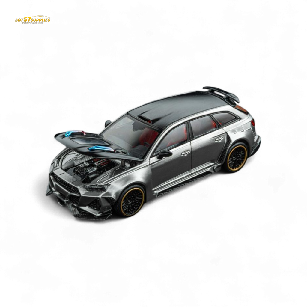 DCM Audi RS6 Wagon Silver/Gray 1:64