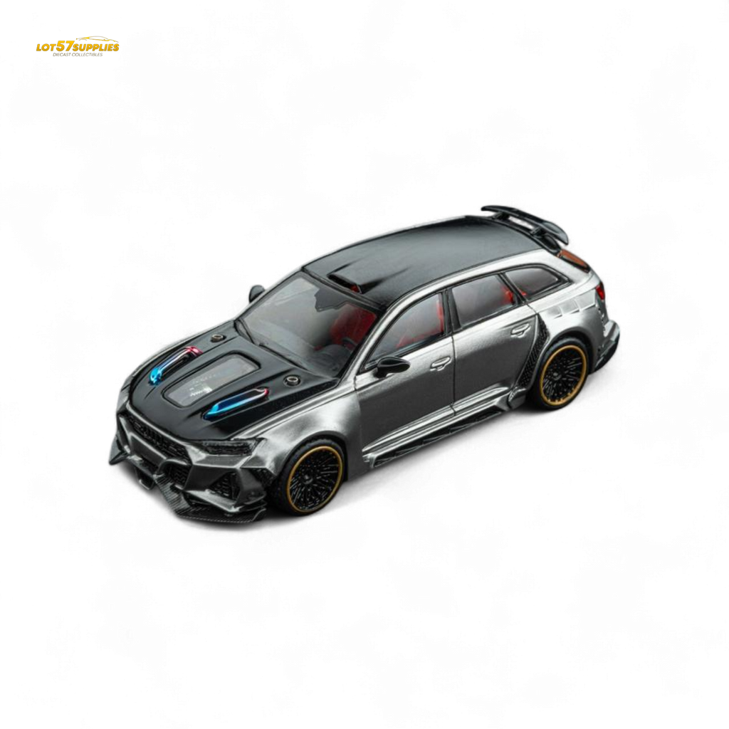 DCM Audi RS6 Wagon Silver/Gray 1:64