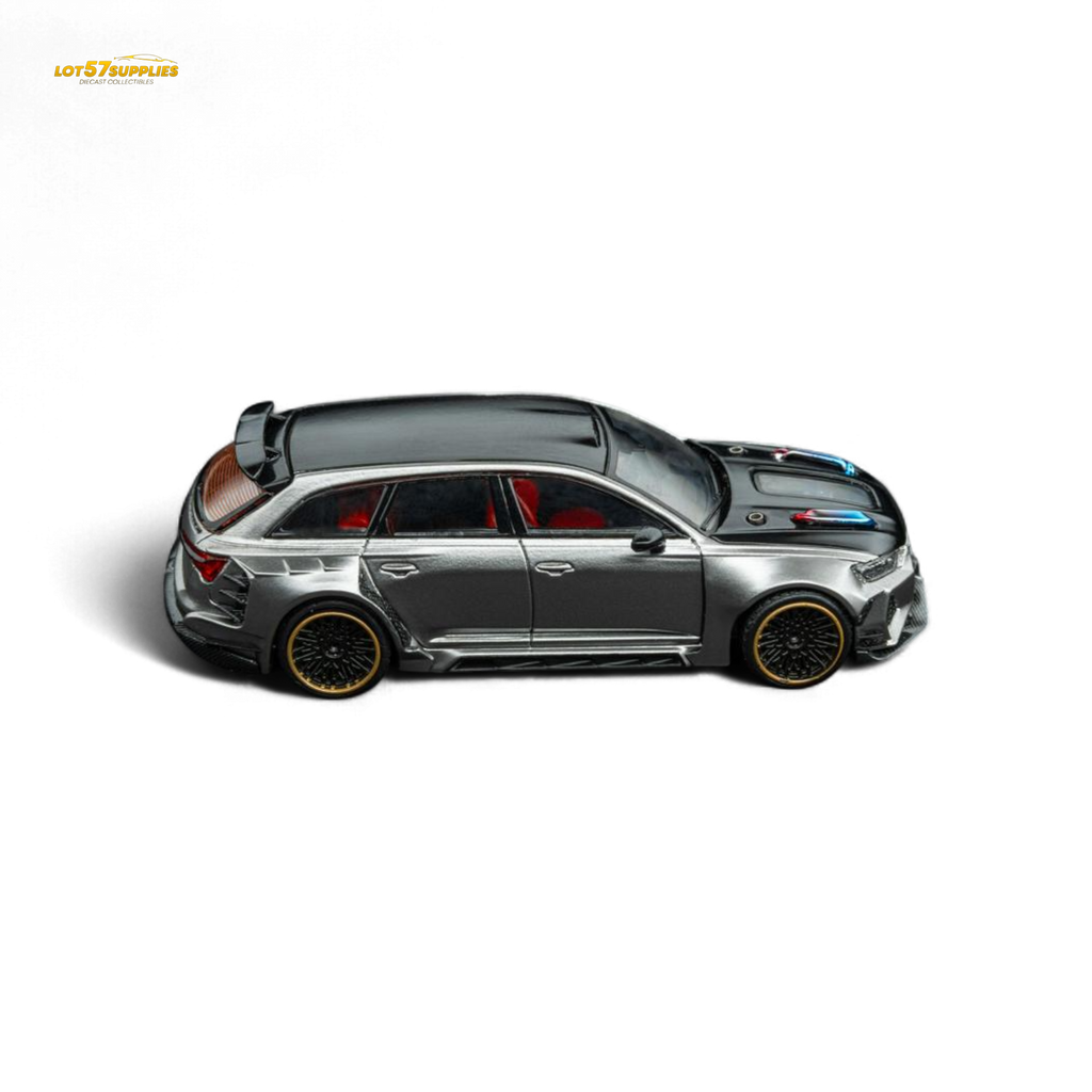 DCM Audi RS6 Wagon Silver/Gray 1:64