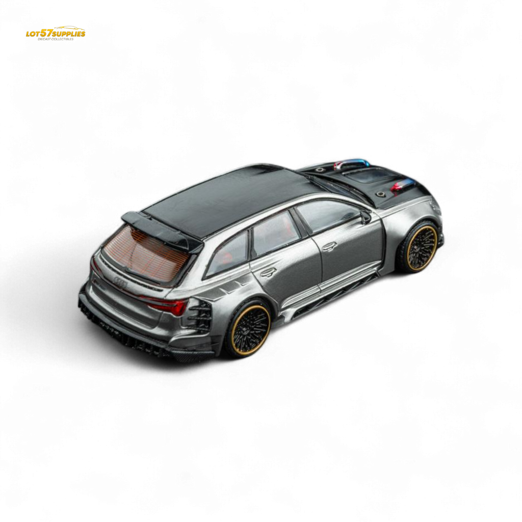 DCM Audi RS6 Wagon Silver/Gray 1:64