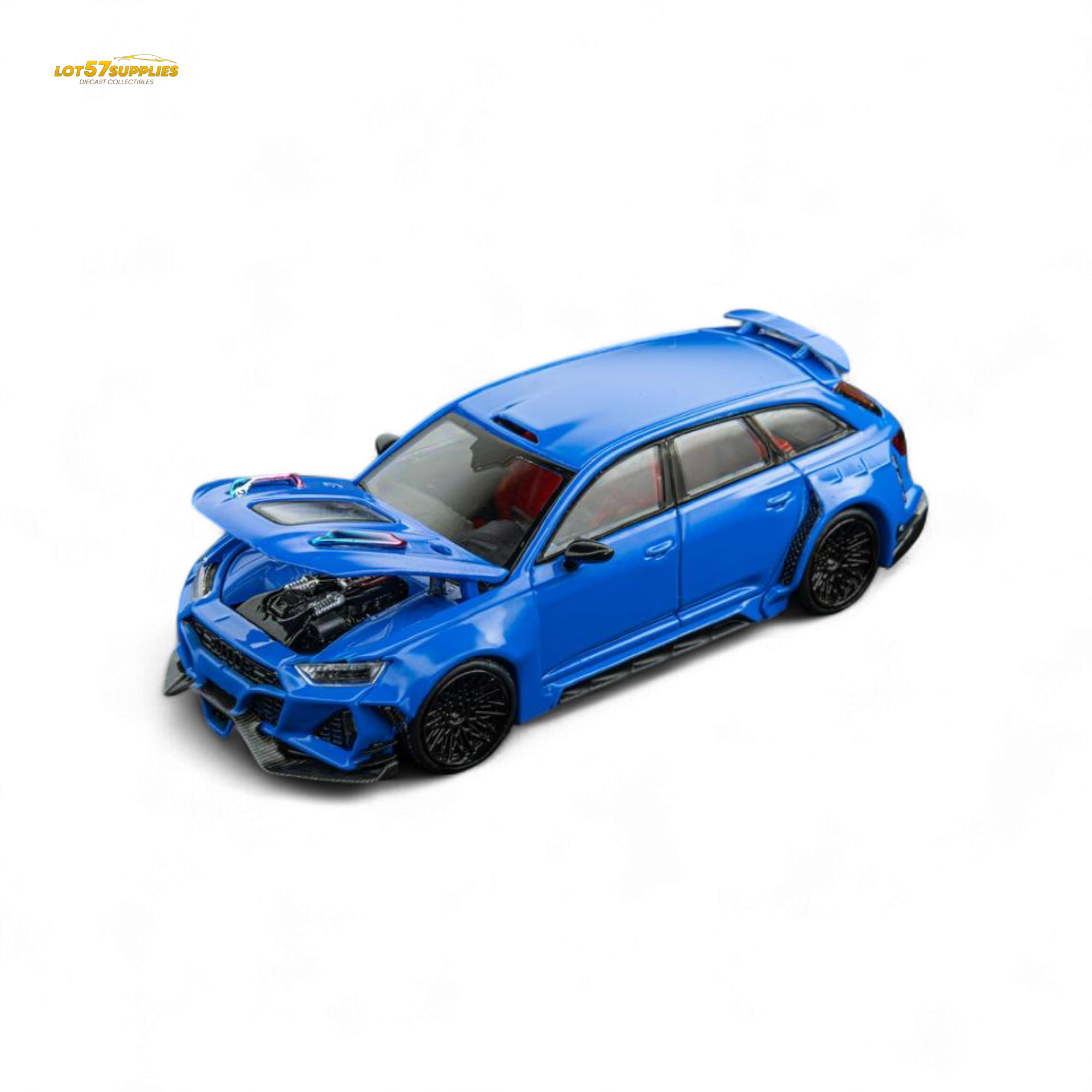(Pre-Order) DCM Modified Audi RS6 Wagon Blue 1:64