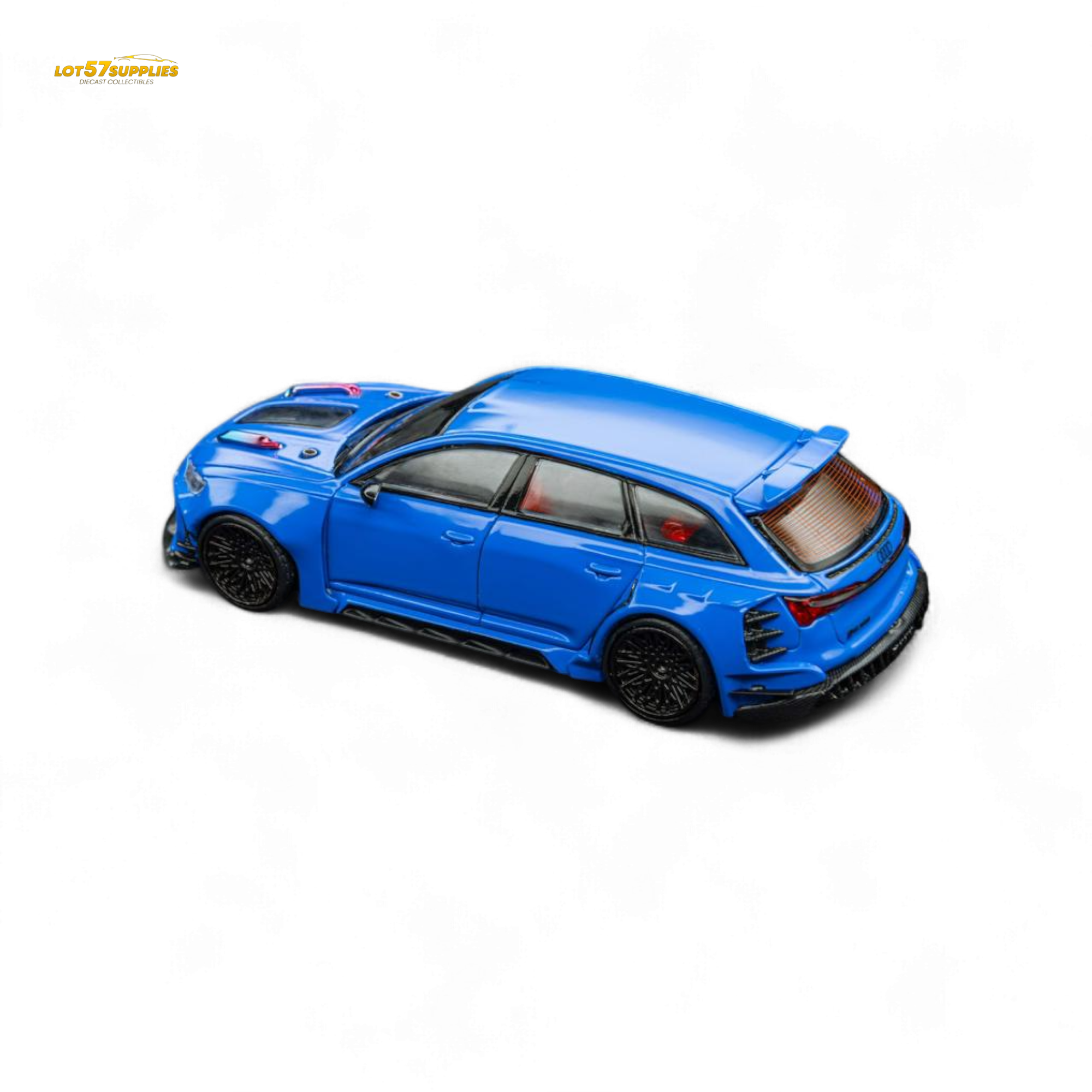 (Pre-Order) DCM Modified Audi RS6 Wagon Blue 1:64