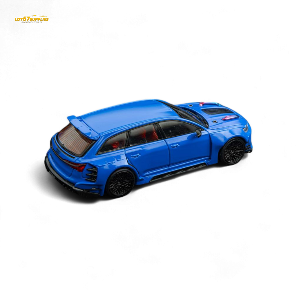 (Pre-Order) DCM Modified Audi RS6 Wagon Blue 1:64