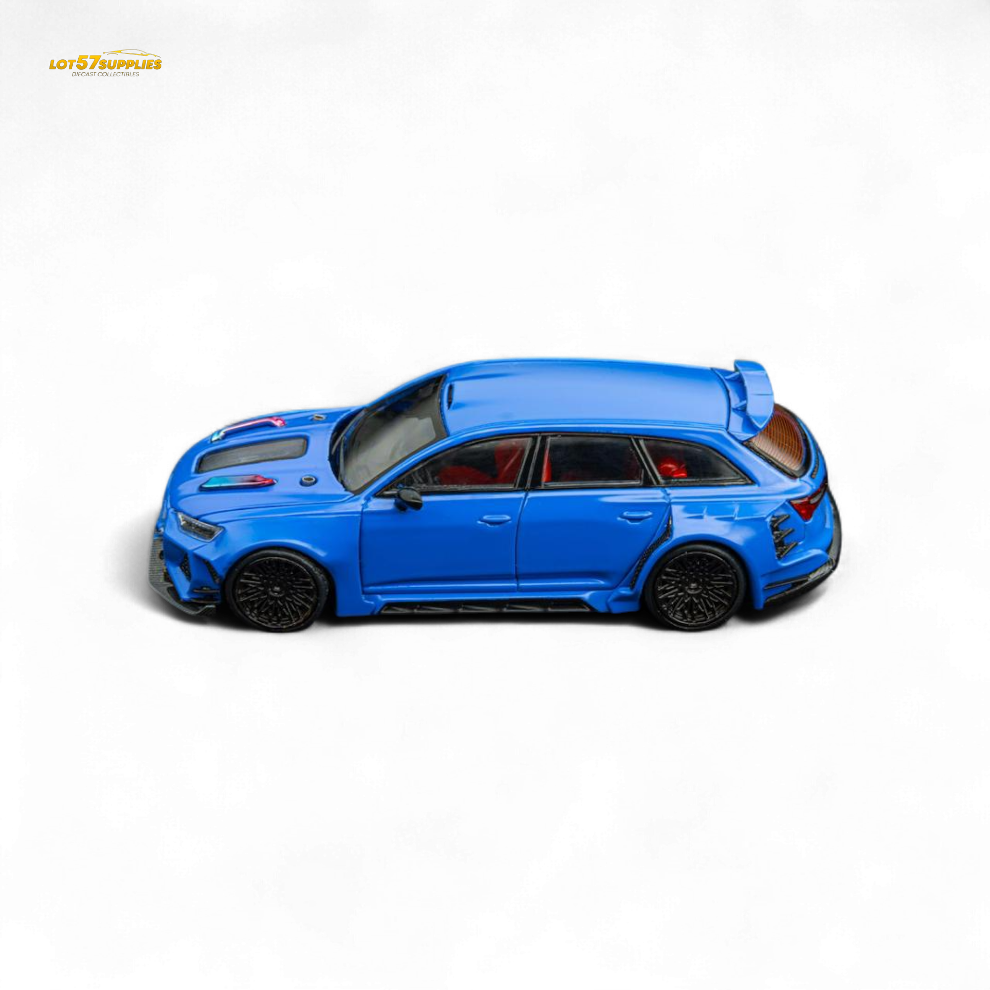 (Pre-Order) DCM Modified Audi RS6 Wagon Blue 1:64
