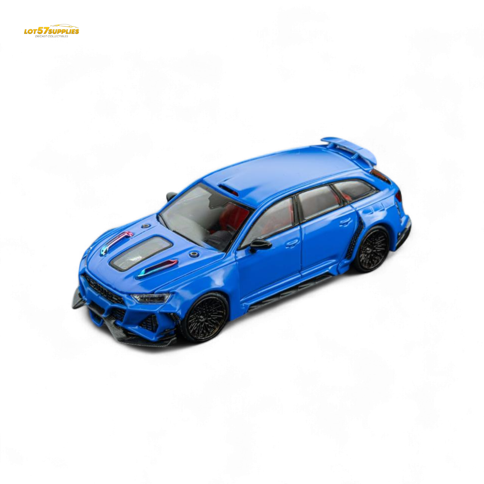(Pre-Order) DCM Modified Audi RS6 Wagon Blue 1:64