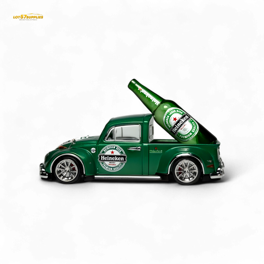Liberty64 VW Beetle Pickup Heineken Livery 1:64