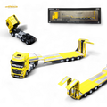 TimeMicro & Perka BENZ FLATBED TRANSPORT VEHICLE Yellow 1:64