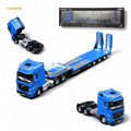 TimeMicro & Perka BENZ FLATBED TRANSPORT VEHICLE - Blue 1:64