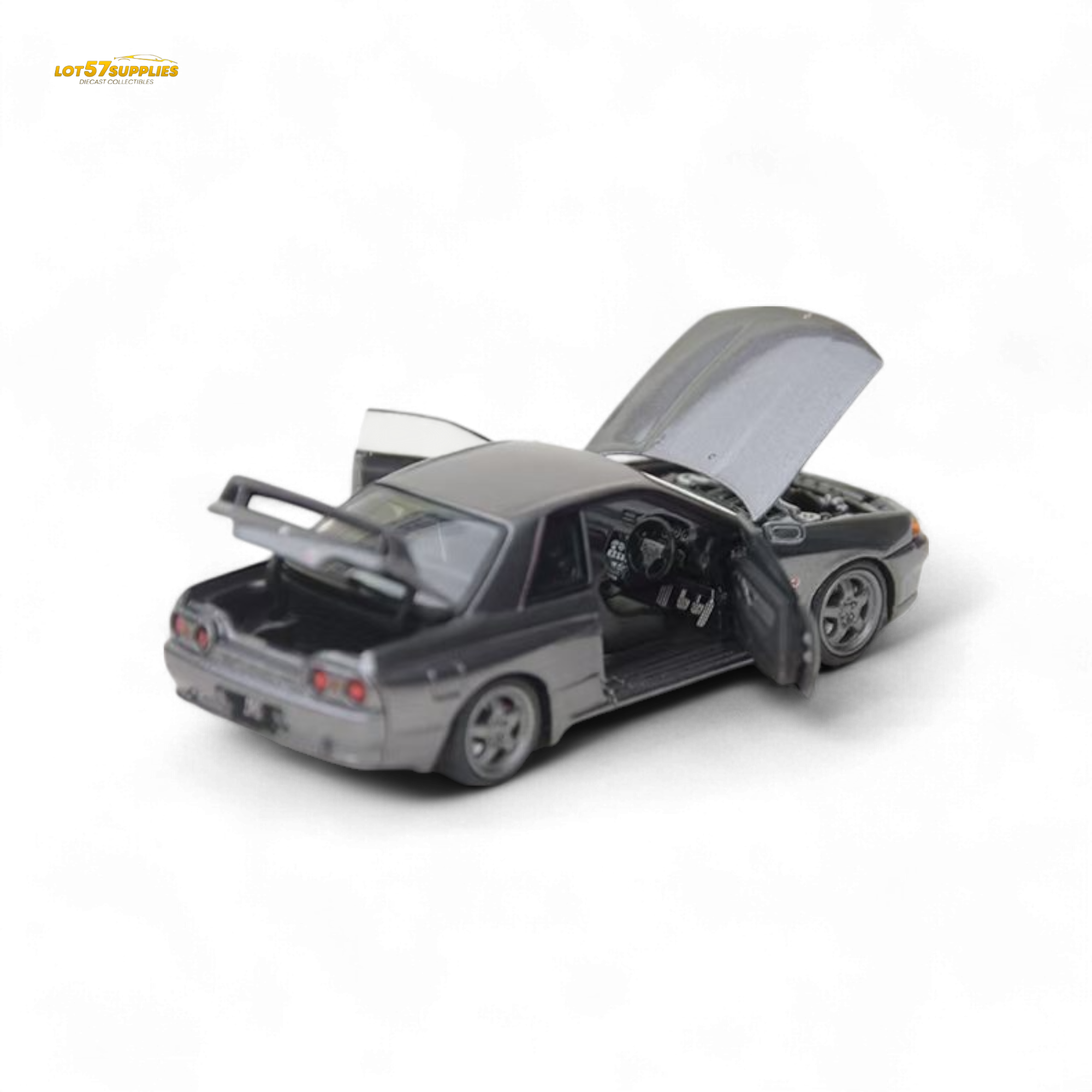 Focal Horizon Nissan Skyline GT-R R32 Nismo S-Tune Gun Grey 1:64