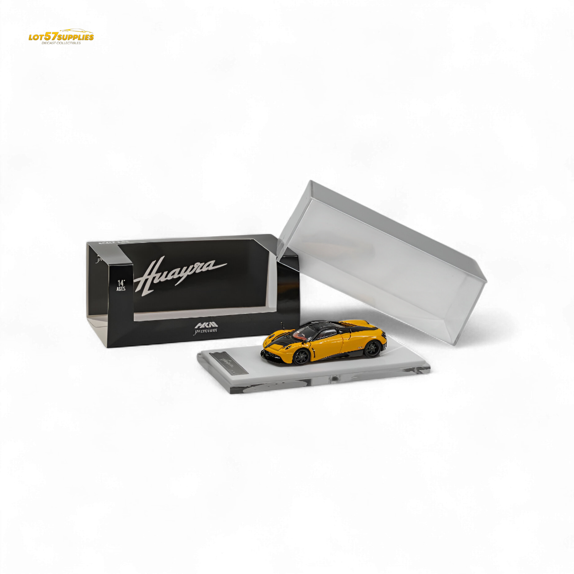 HKM Premium Huayra Coupe 2014 Orange Yellow 1:64